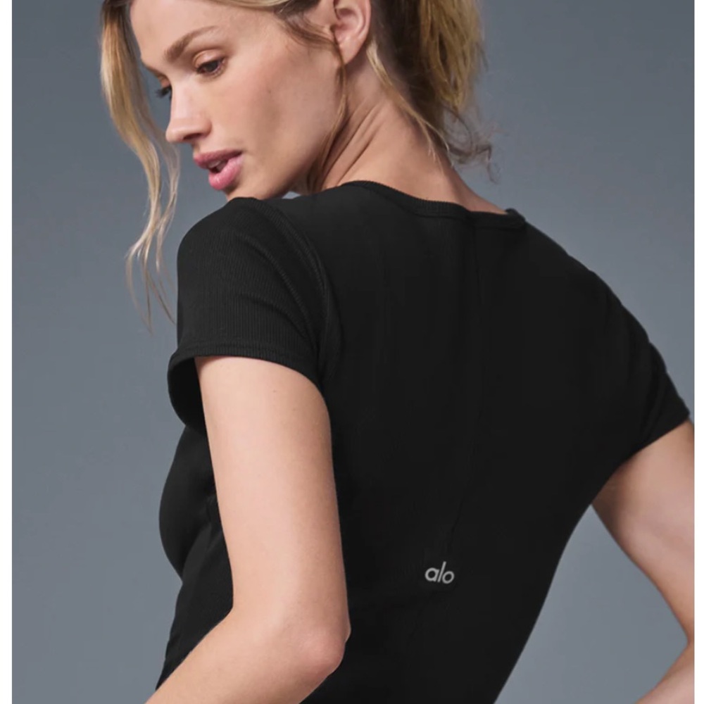 ALO Yoga Black Midi Dress